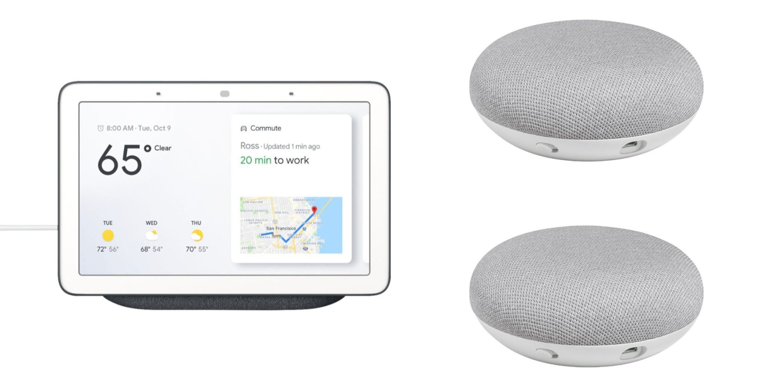 Google's Home Hub + two Home Minis are priced at less than Black Friday 129 (Reg. up to 250