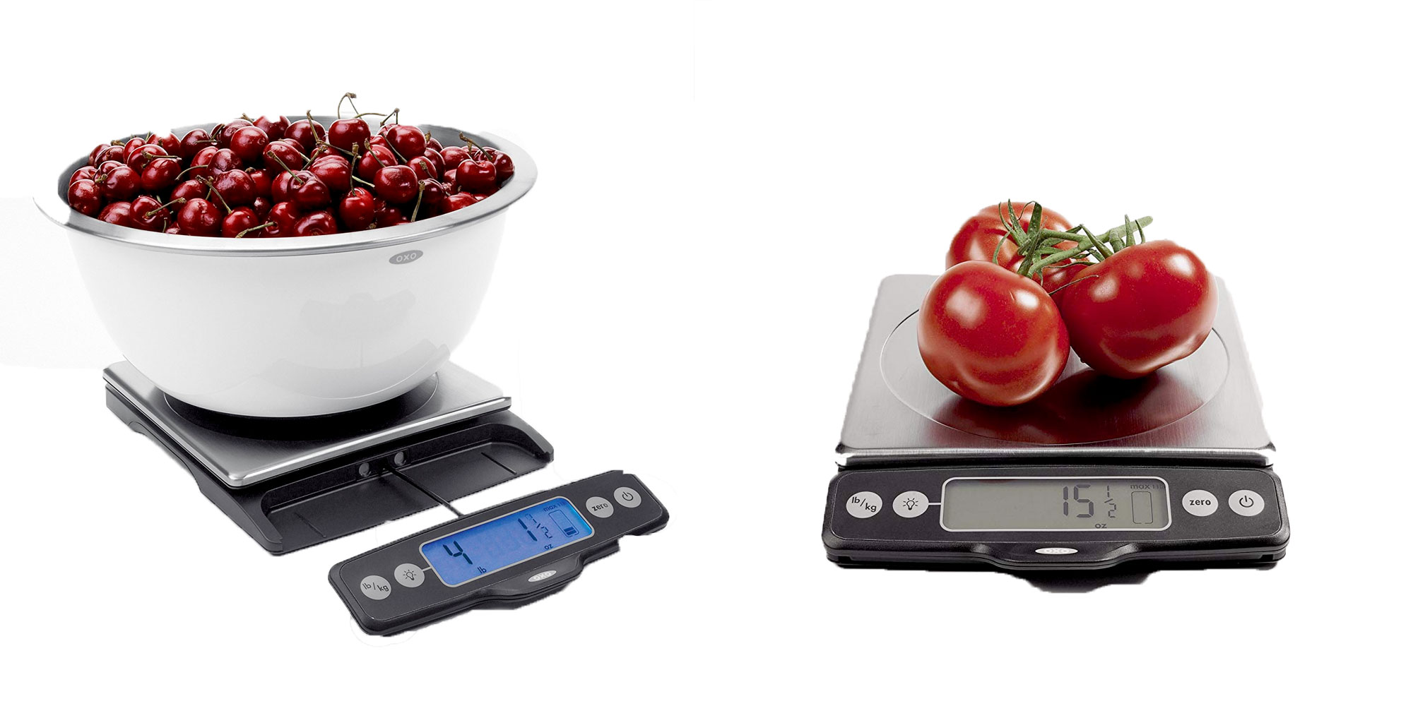 OXO Good Grips 11 lb Stainless Steel Food Scale with Pull Out Display