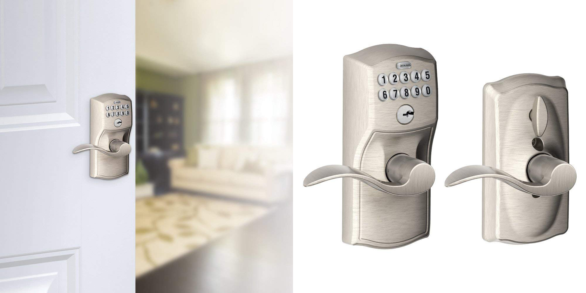 your keys? This Schlage Door Lock opens w/ a passcode 74 at