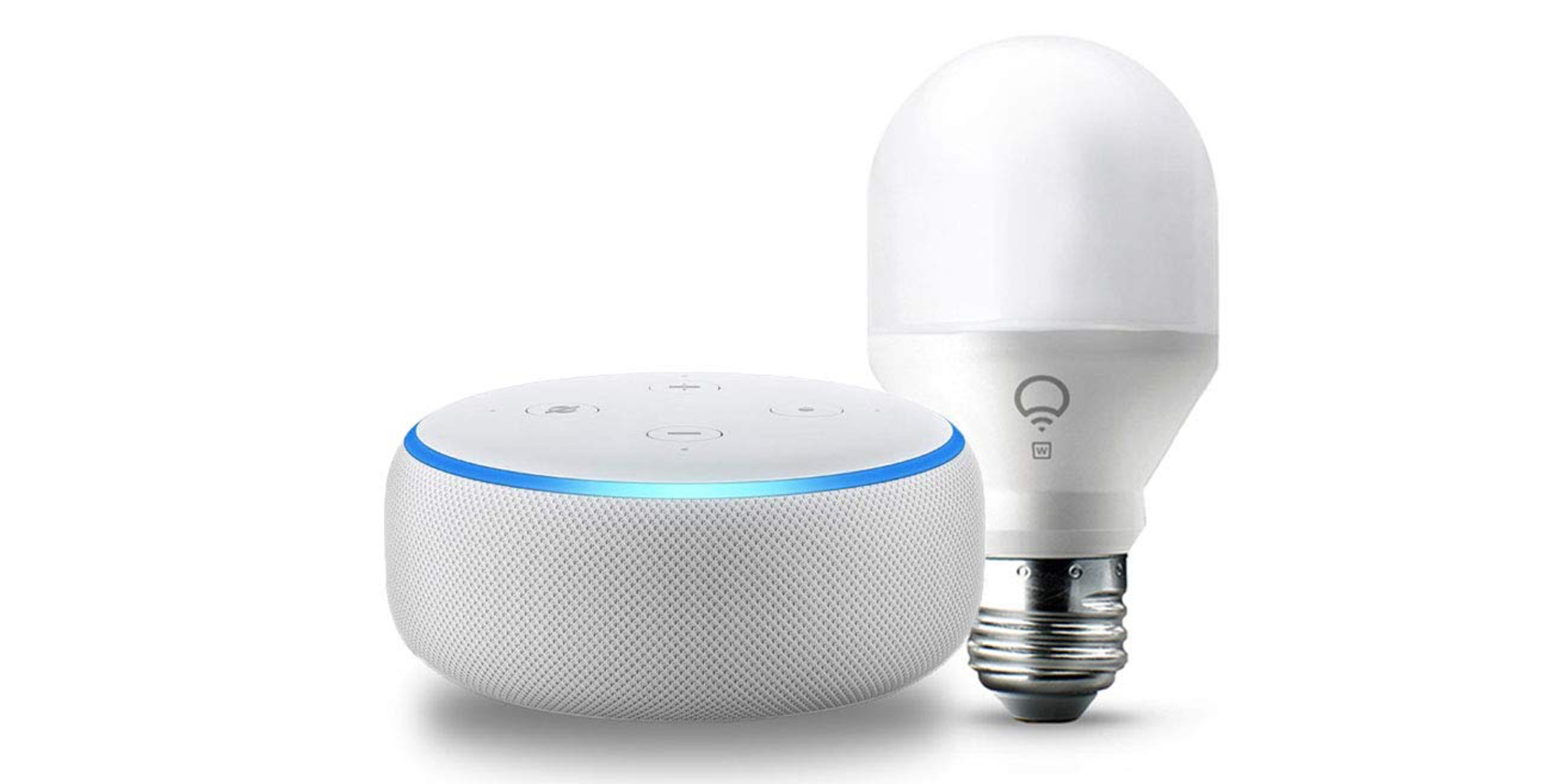 Kickstart your smart home w/ an Amazon Echo Dot + LIFX Mini LED Light
