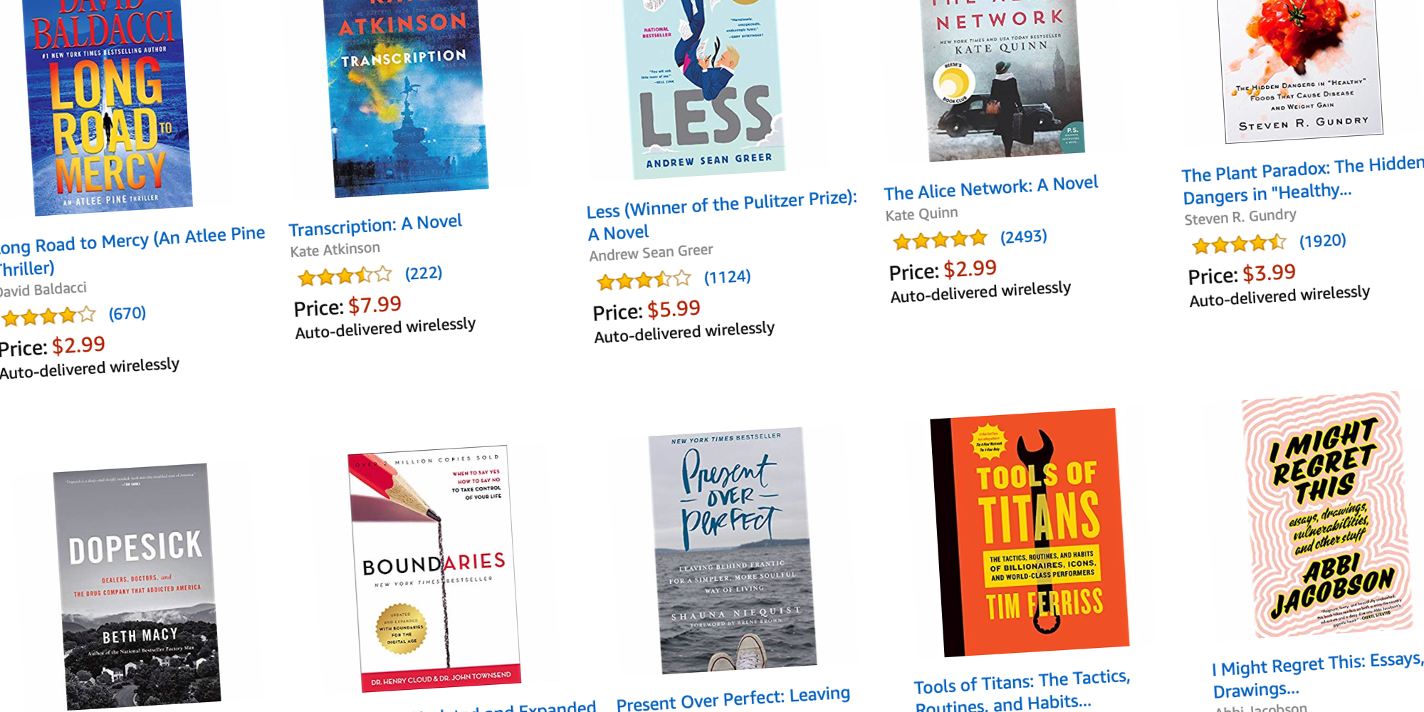 Stock up on new reads for 2019 w/ up to 80 off New York Times Best