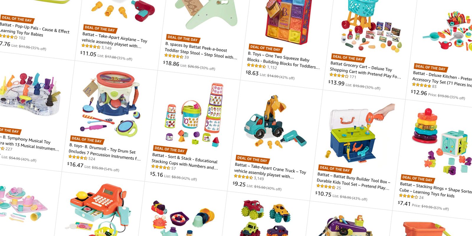 Don't miss Amazon's 1day toy sale from 4 up to 45 off Battat, Play