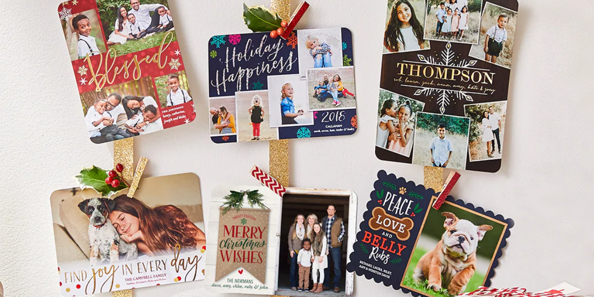 Shutterfly takes 25% off sitewide, including custom holiday cards you can design as you please