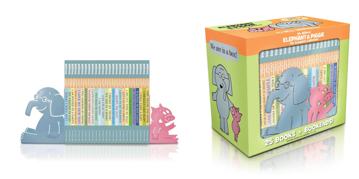Add 25 hardcover installments of Elephant & Piggie to your kid's