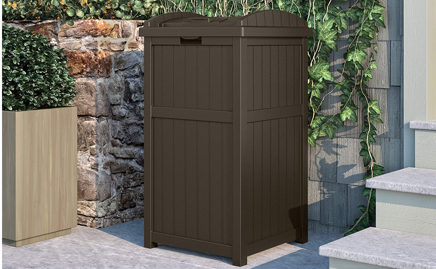 Keep Raccoons At Bay With Suncast S Trash Hideaway For 31 Reg