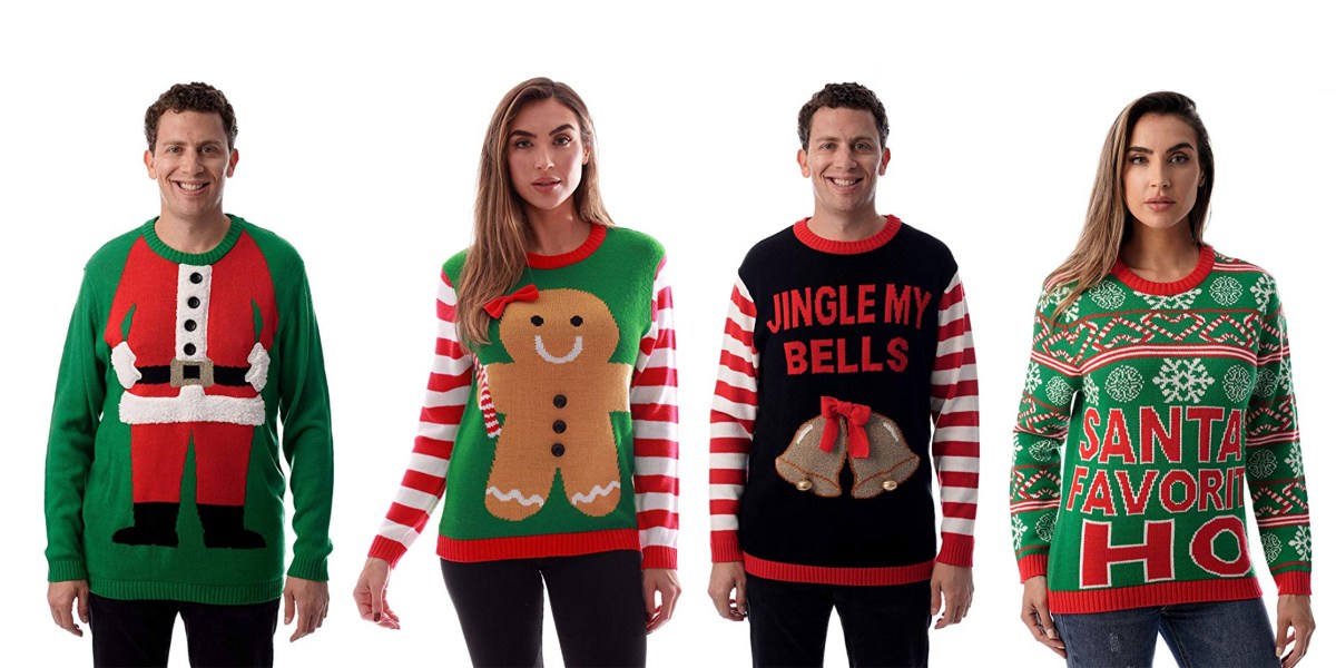 Amazon has your ugly Christmas sweaters today for 21 in various styles
