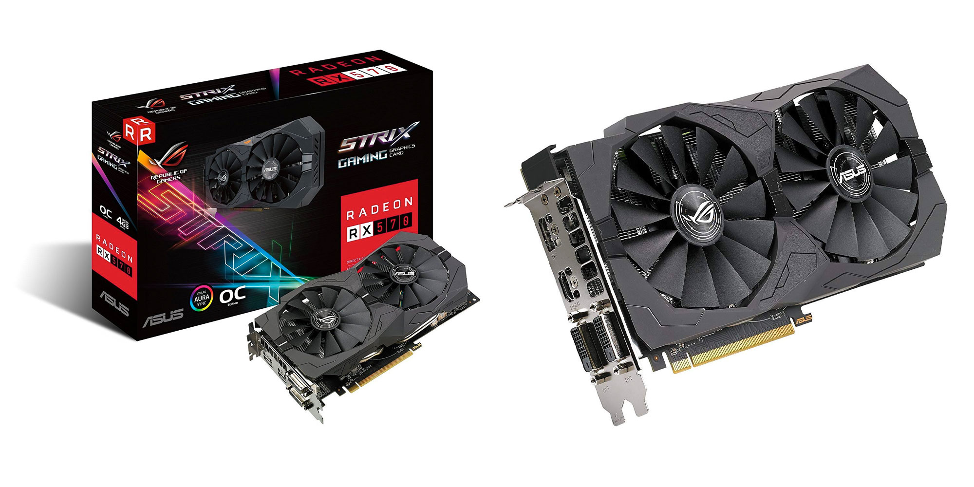 The ASUS ROG Strix RX 570 is perfect for budget-focused gaming setups