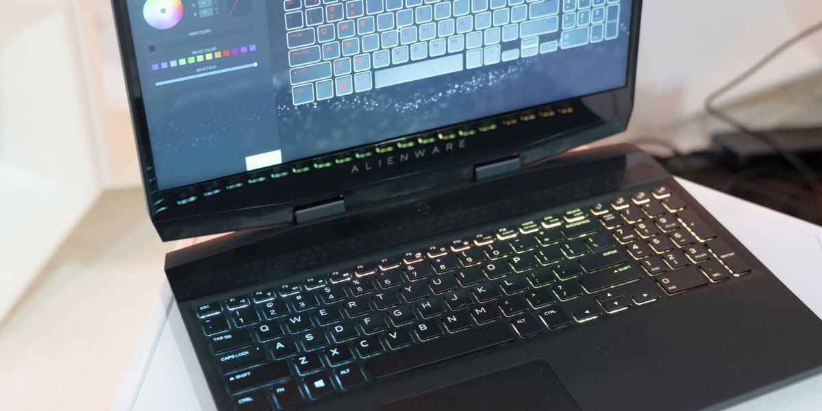 Alienware m15 gaming laptop with OLED display
