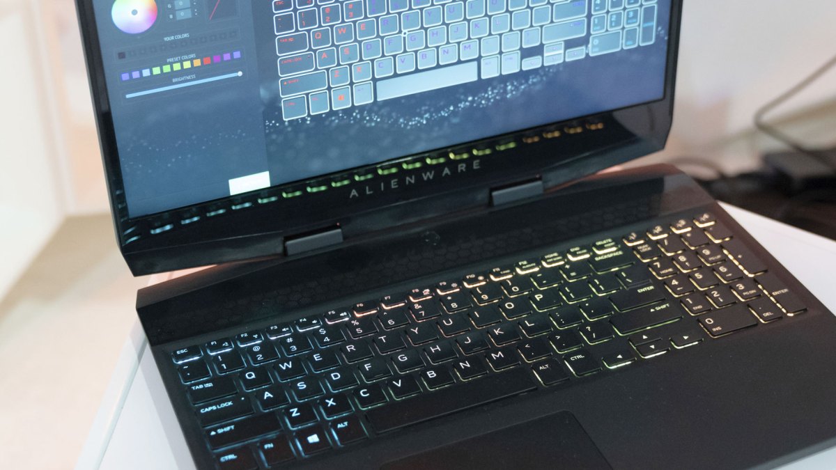 Alienware m15 gaming laptop with OLED display