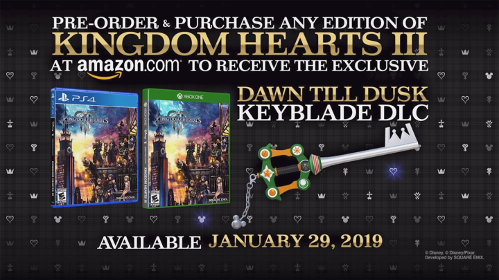 Kingdom Hearts III pre-order bonuses
