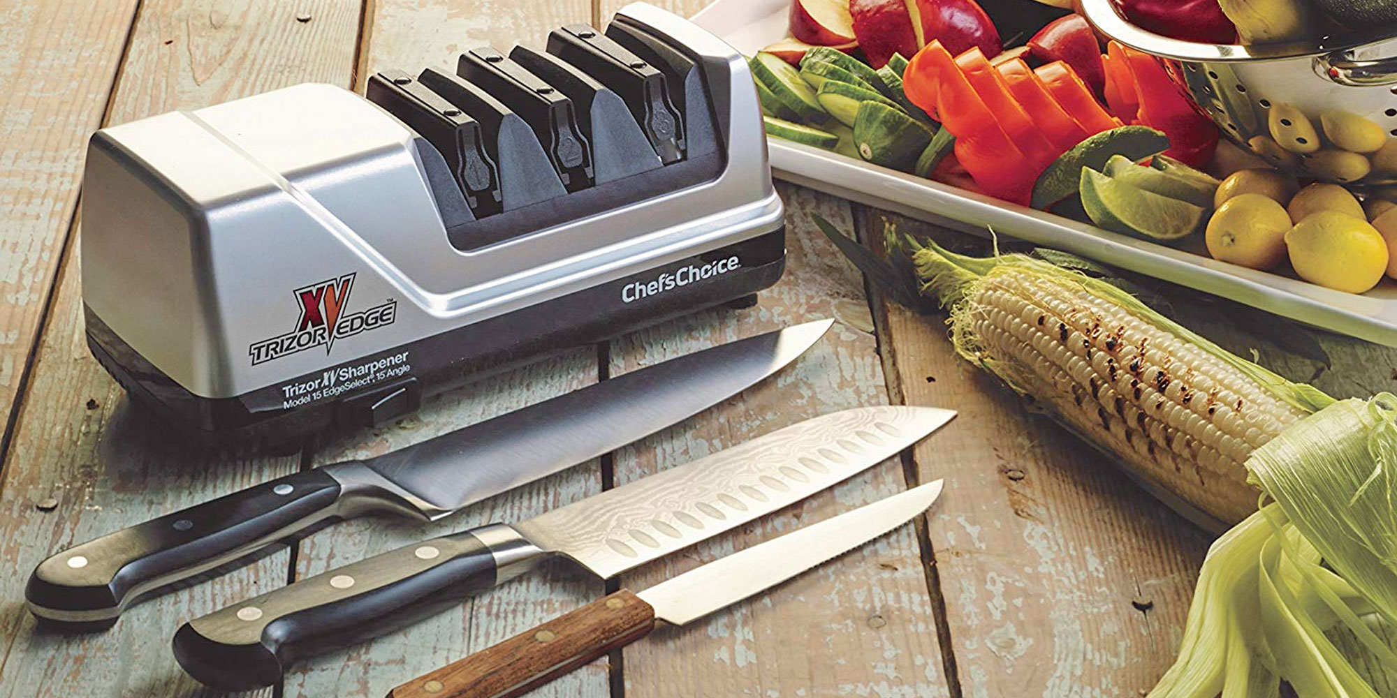 Upgrade your kitchen w/ a Chef'sChoice electric knife sharpener or meat  slicer from $85