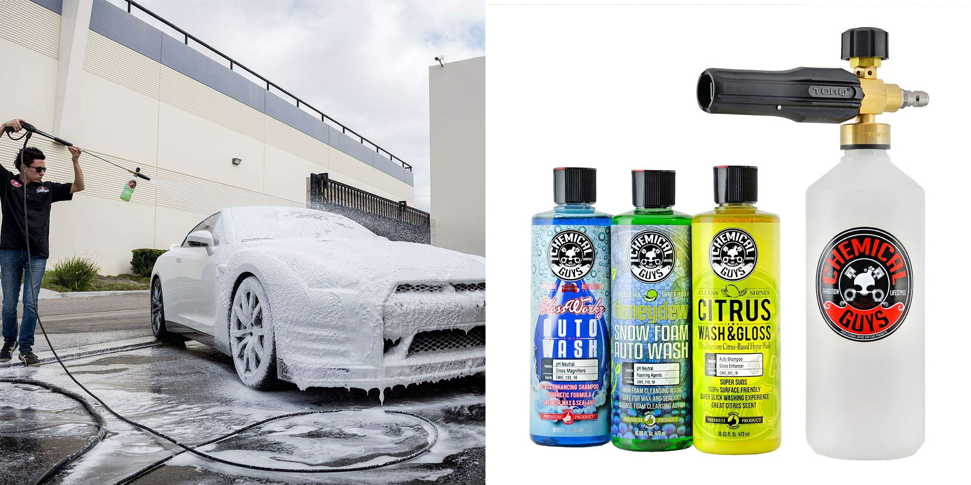This Chemical Guys foam cannon + soap is a perfect buy to wash your car ...
