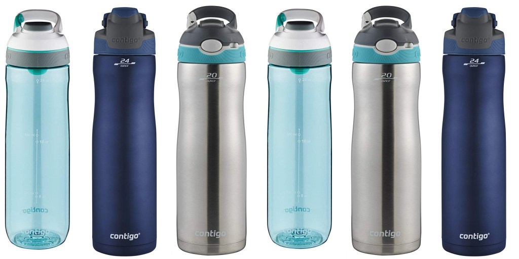  Contigo Cortland Spill-Proof Water Bottle, BPA-Free