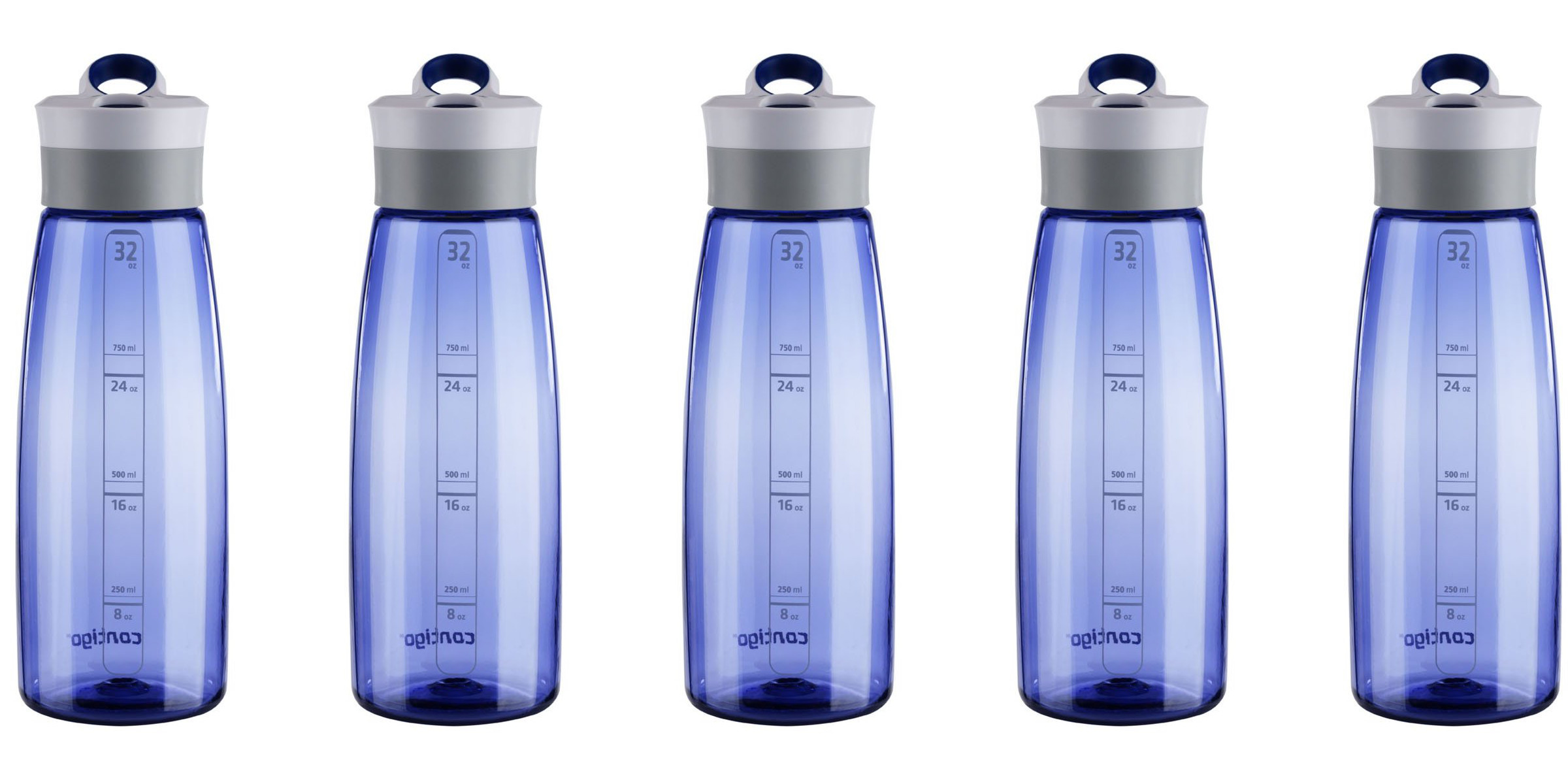 AutoSeal Spill-Proof Reusable Water Bottles