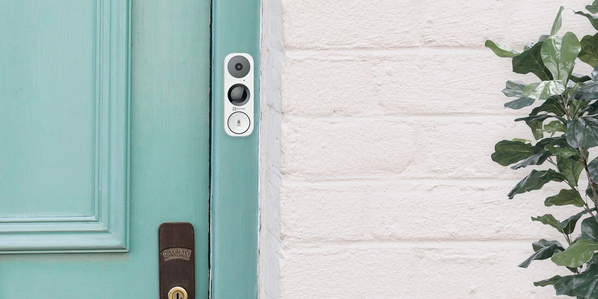 EZVIZ introduces its DB1 video doorbell & DP1 smart door viewer