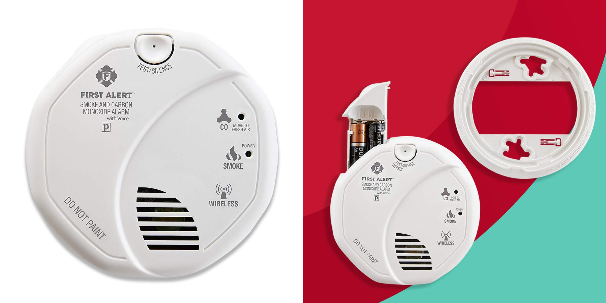 First Alert's Combo Alarm uses its voice to tell you where threat is