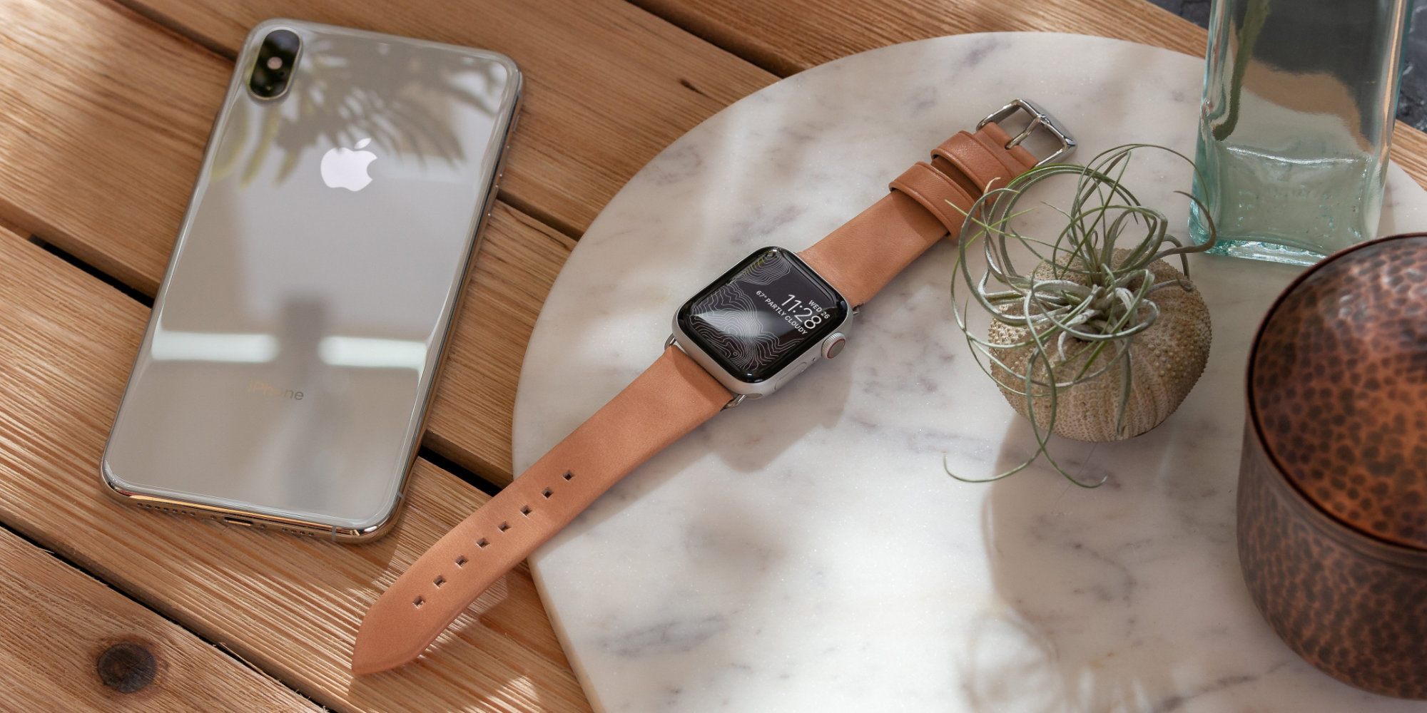 Apple watch series best sale 6 with leather band