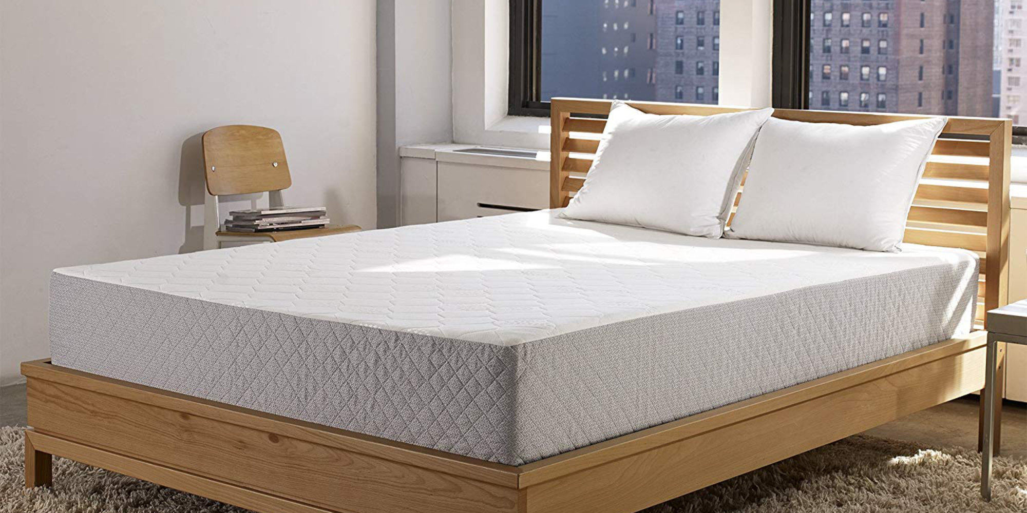sleep innovations marley 10-inch memory foam mattress