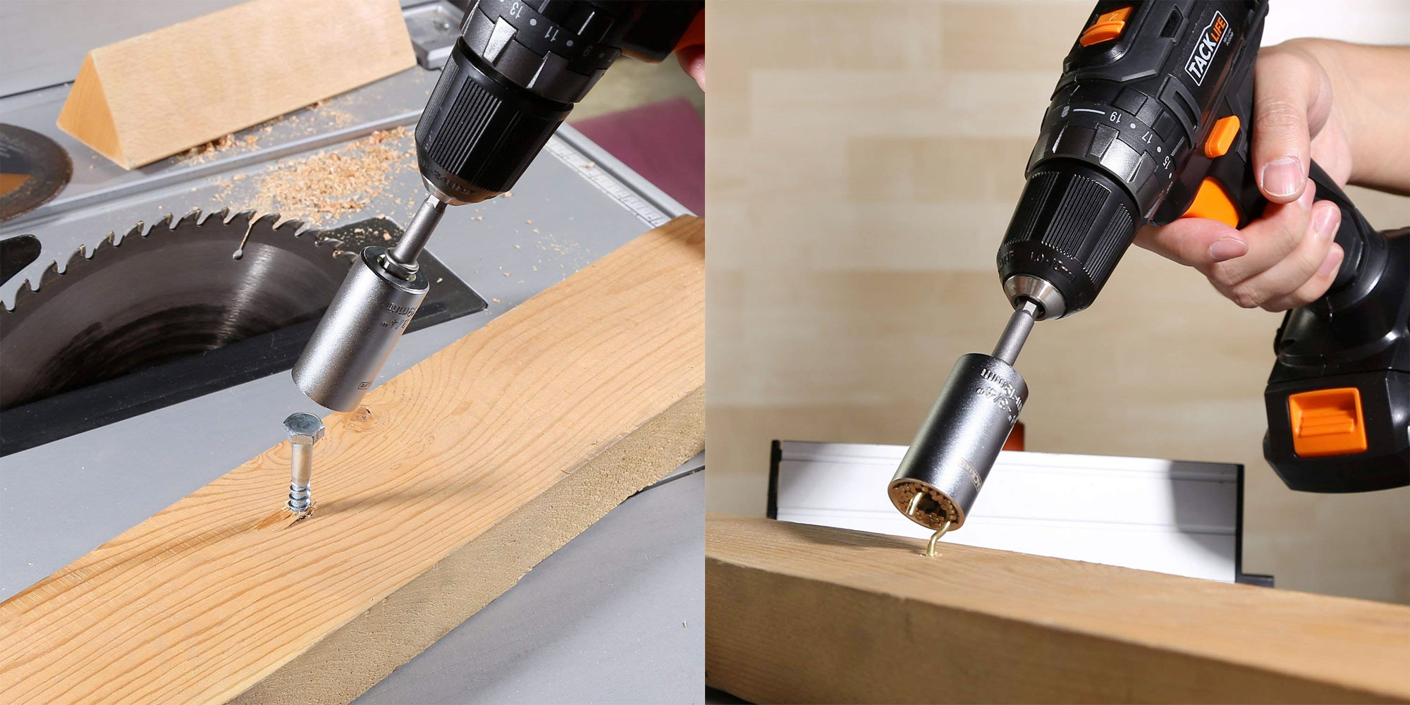 This universal socket fits just about any nut or bolt for just 8 Prime