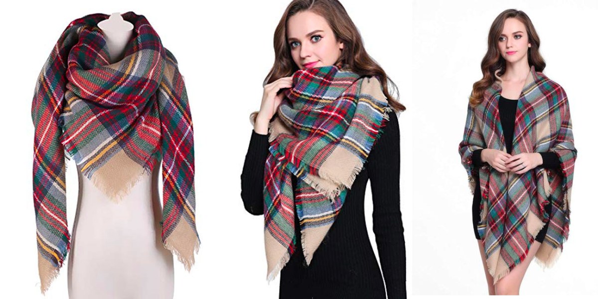 Pick up this very popular plaid blanket scarf at just $7 shipped from ...