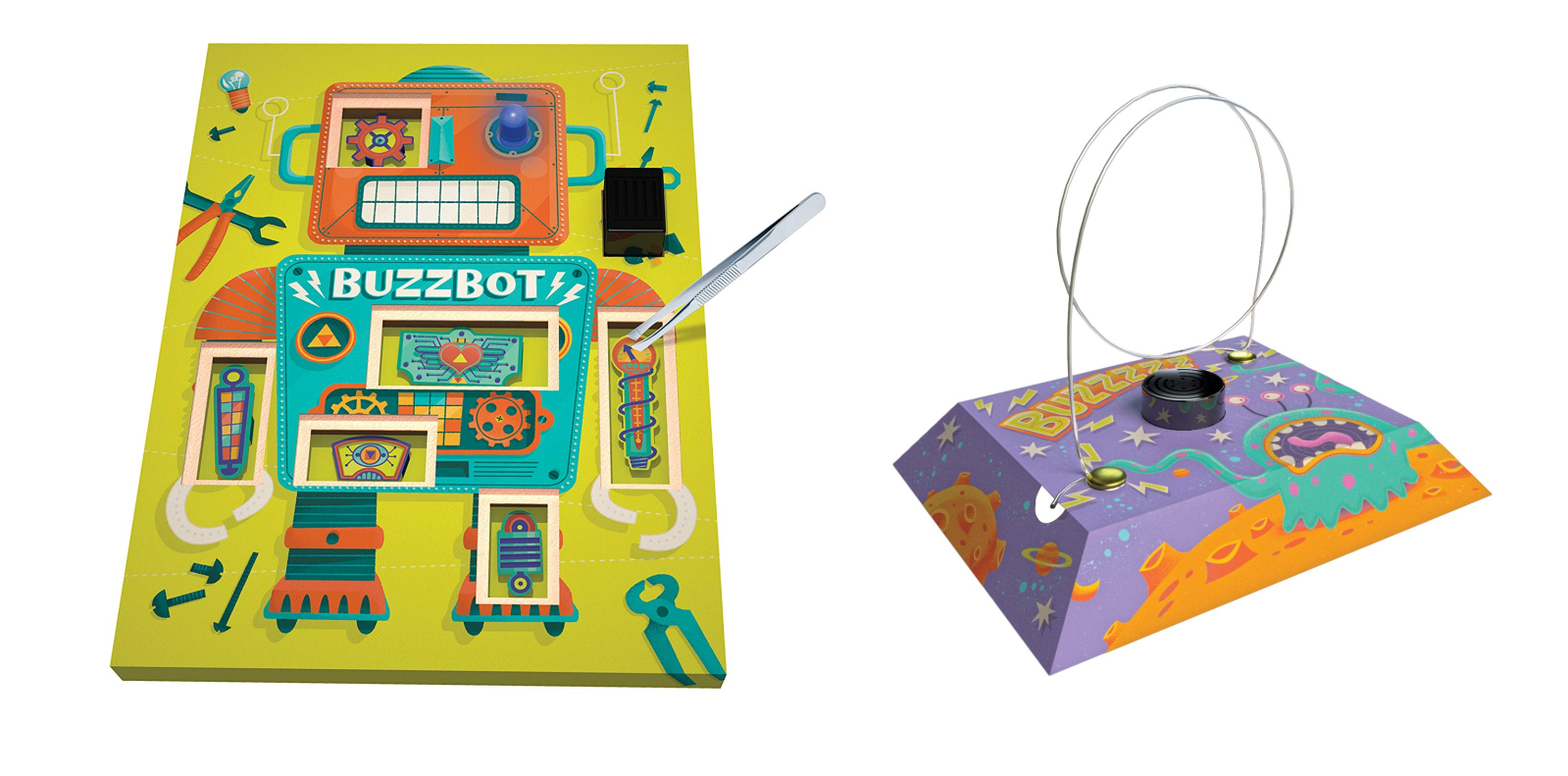 Kids can create their own circuit games with the Klutz Maker Lab Kit ...