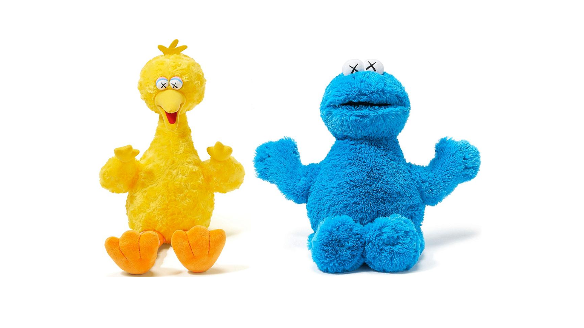 KAWS x Sesame Street x Uniqlo Big Bird Plush NEW