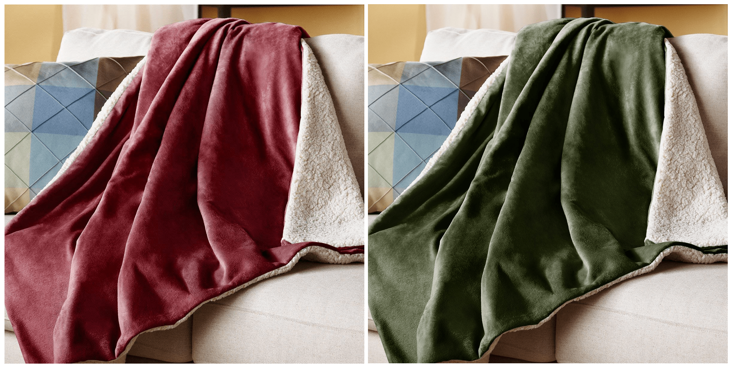 Stay toasty thanks to this Sunbeam Heated Throw Blanket from 48 (Reg. 60)