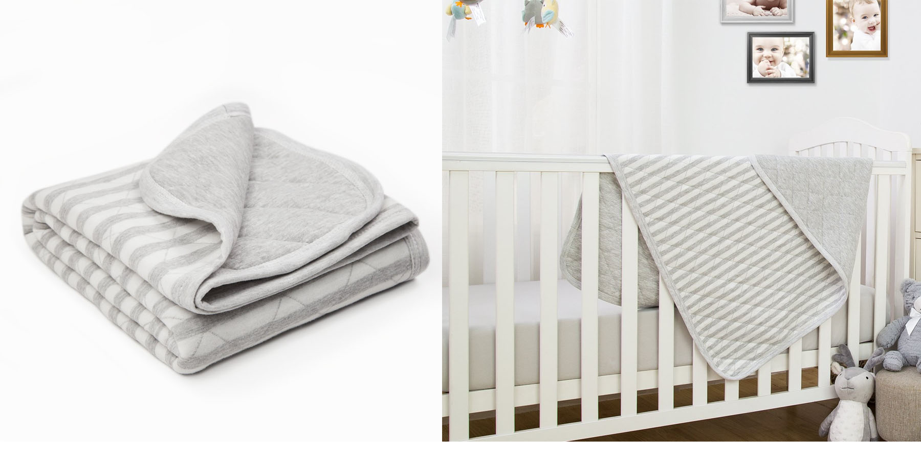 This quilted lightweight baby blanket is just 11 Prime shipped (Reg