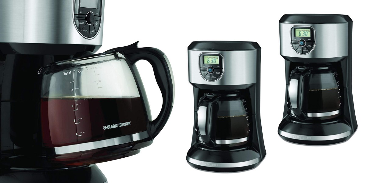Black + Decker's 12-Cup Coffee Maker w/ 'Sneak-a-Cup ...