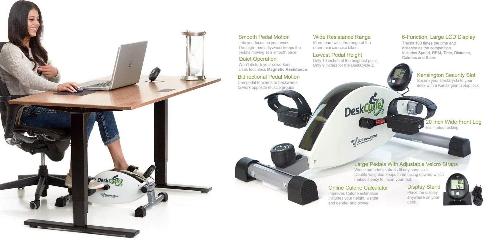 Add The Deskcycle 2 Under Desk Exercise Bike To Your Office Setup