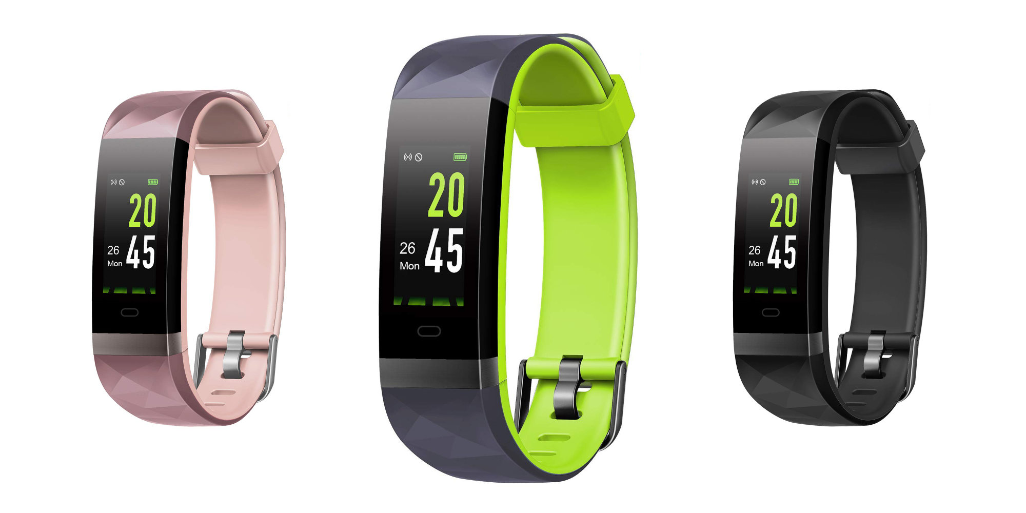 Keep tabs on heart rate, sleep, activity, and more w/ this IP68rated