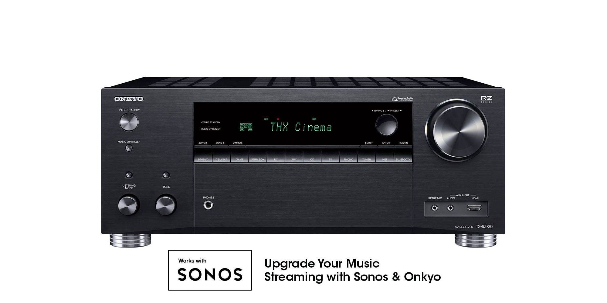 Onkyo's 9.2Ch. AirPlayenabled 4K receiver sports Sonos compatibility