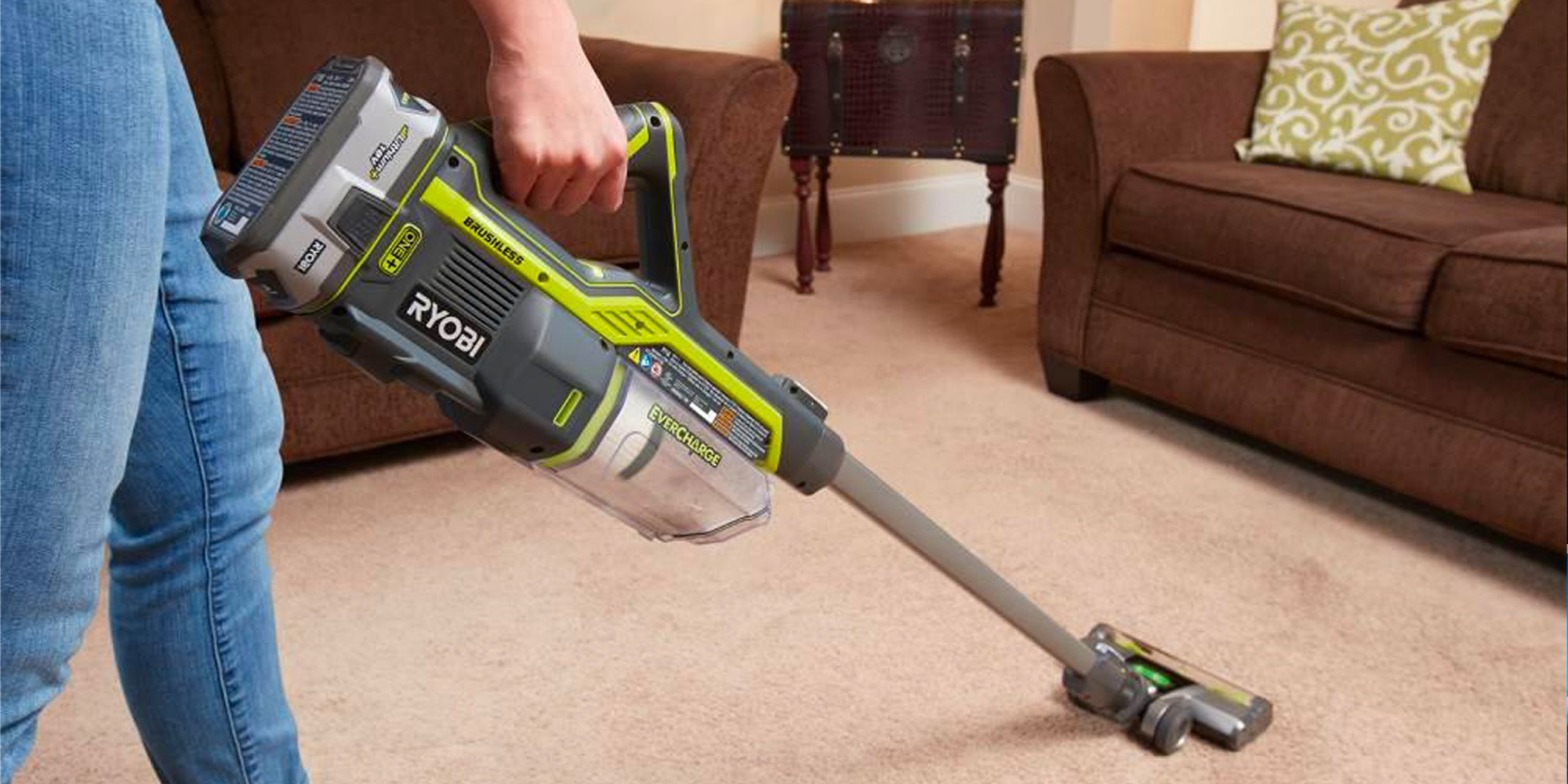 Clean up any mess w/ RYOBI's ONE+ cordless stick vacuum at $129 (Reg
