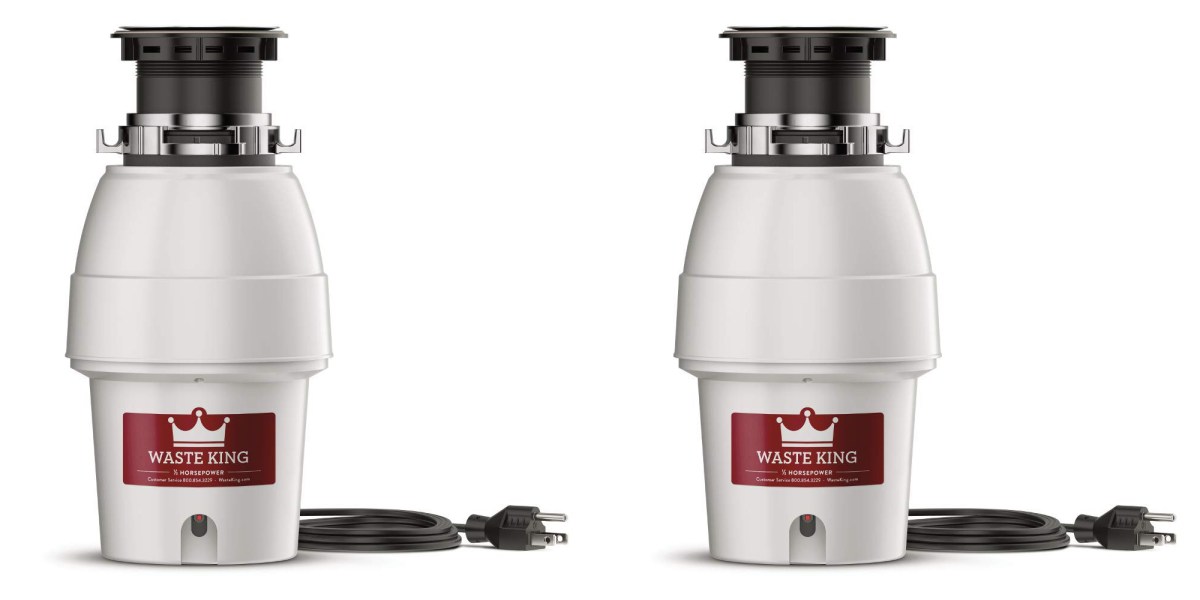 Waste King's highlyrated 1/2 HP Garbage Disposal drops to 57 in today