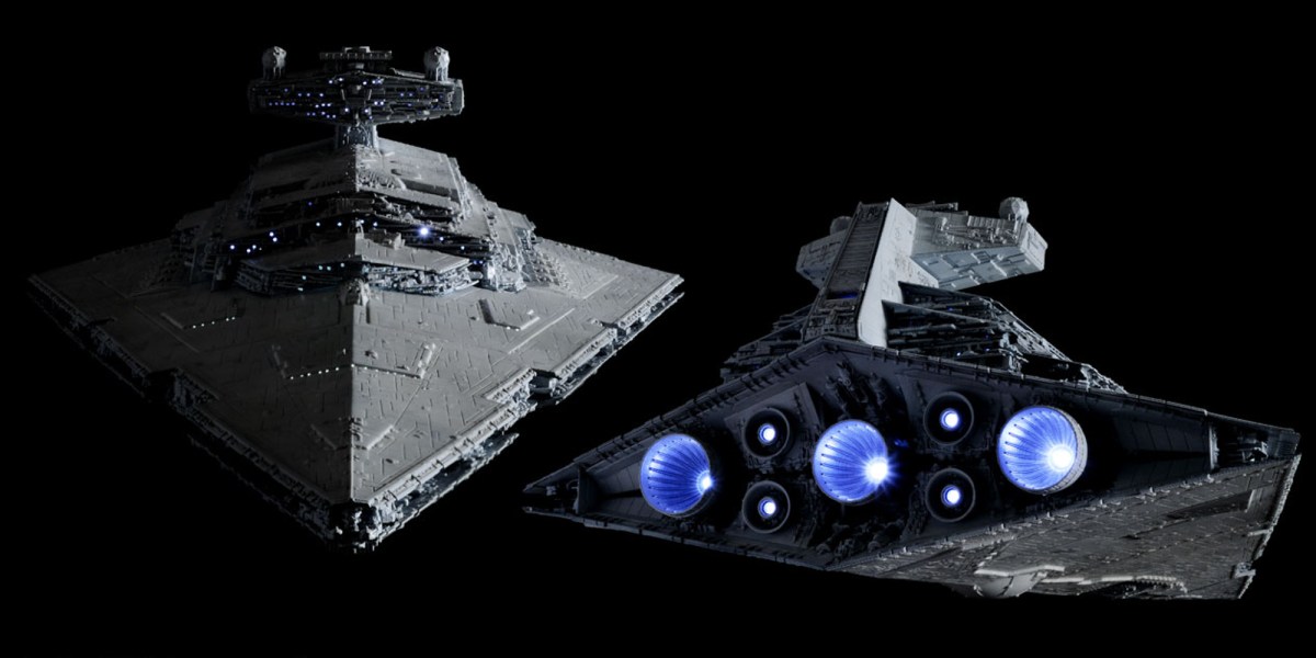  4D Build, Star Wars Deluxe Imperial Star Destroyer 3D