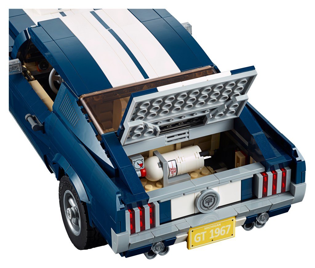 LEGO Ford Mustang trunk