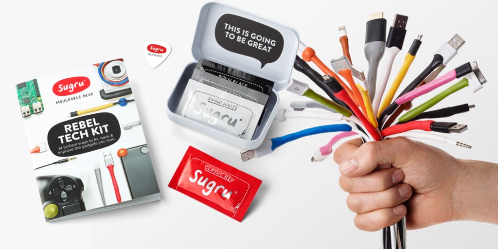 Sugru Moldable Glue Is Perfect for Fixing Gadgets, Get the Rebel Tech Kit  for $10.31 - Today Only - TechEBlog