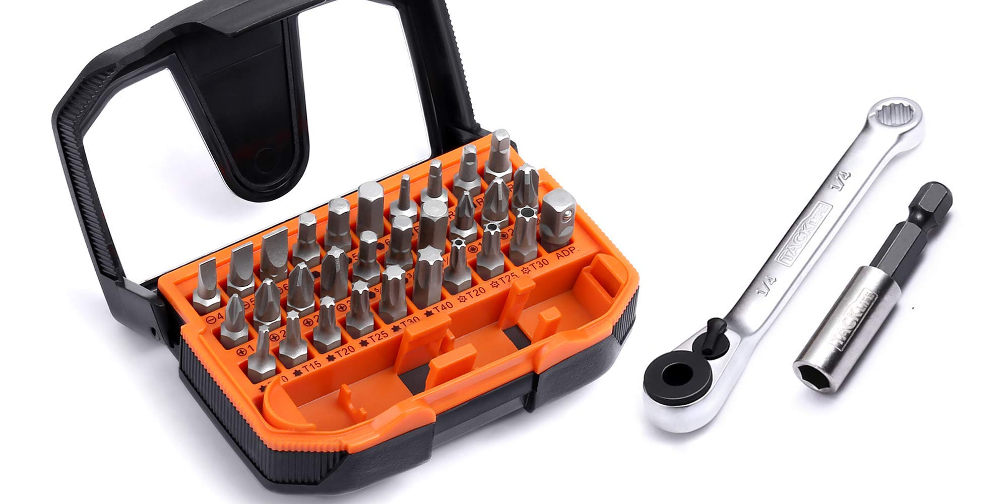 This 32piece screwdriver kit is a musthave addition to any toolbox at