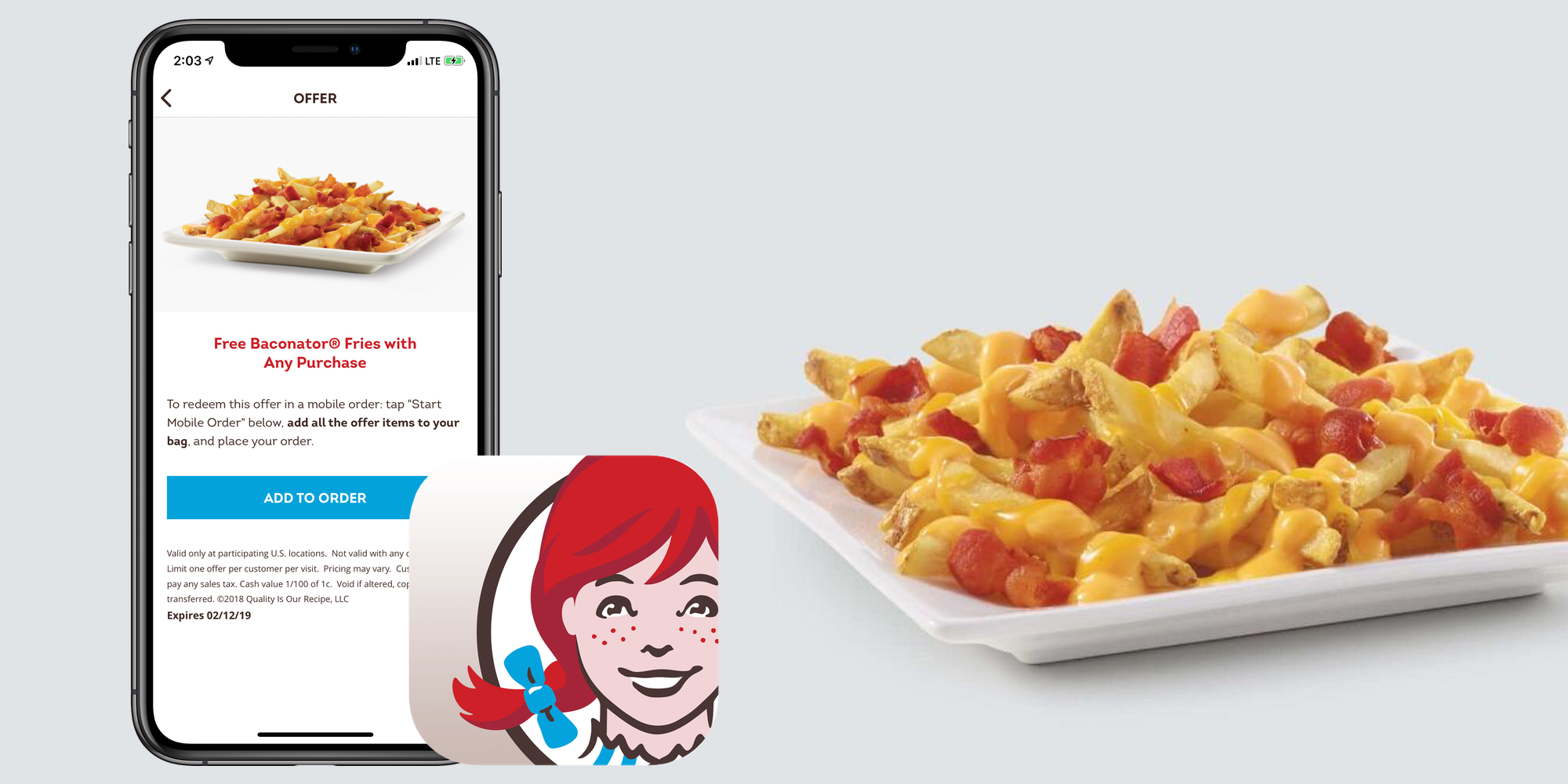 App allows ordering by phone at Wendy's