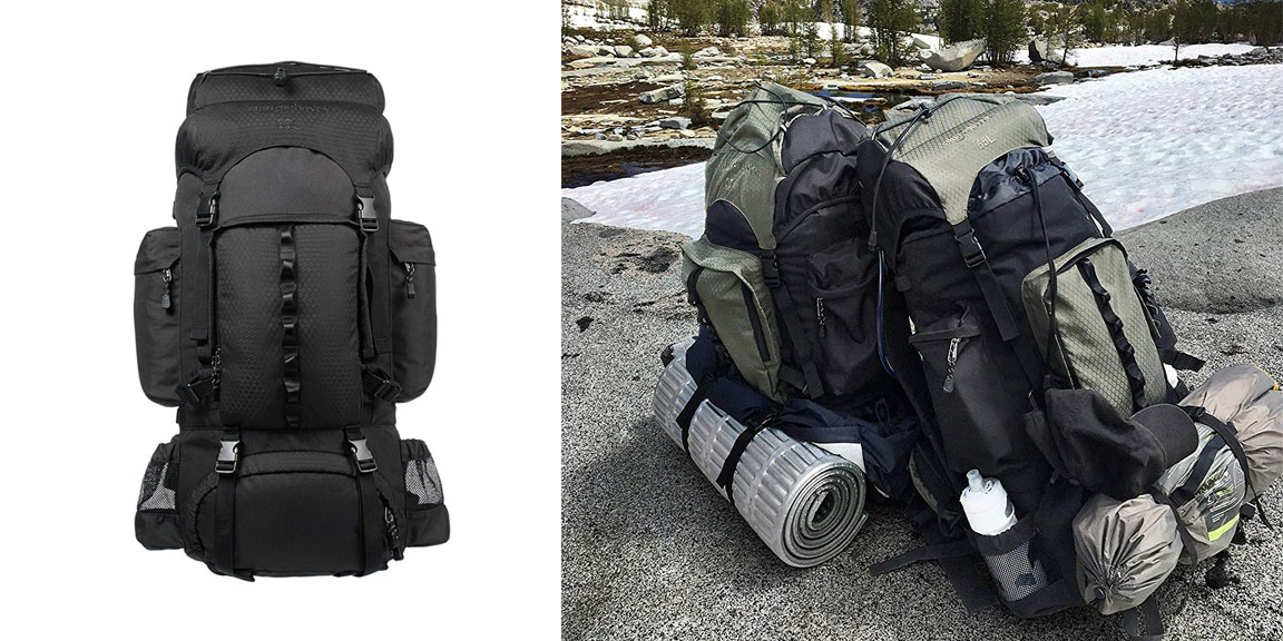 amazonbasics backpack hiking