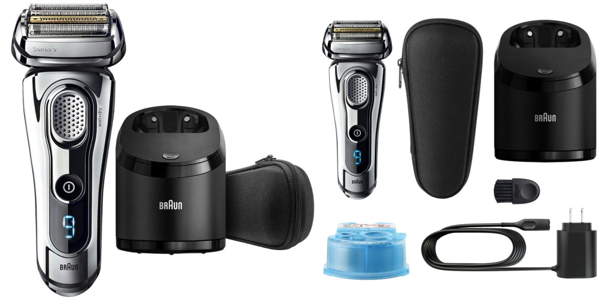 Braun's Series 9 Wet/Dry Shaver w/ stand & SmartPlug charging is now 100 off for today only