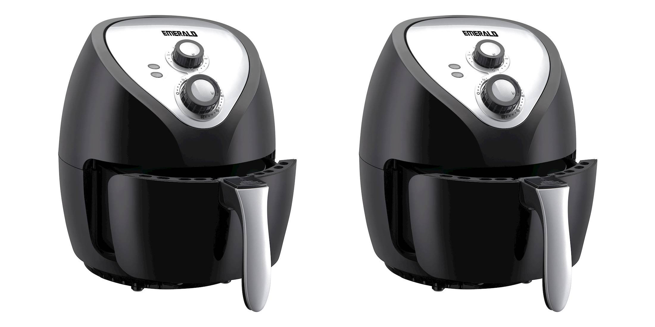 Emerald 4L Analog Air Fryer Black SM-AIR-1811 - Best Buy