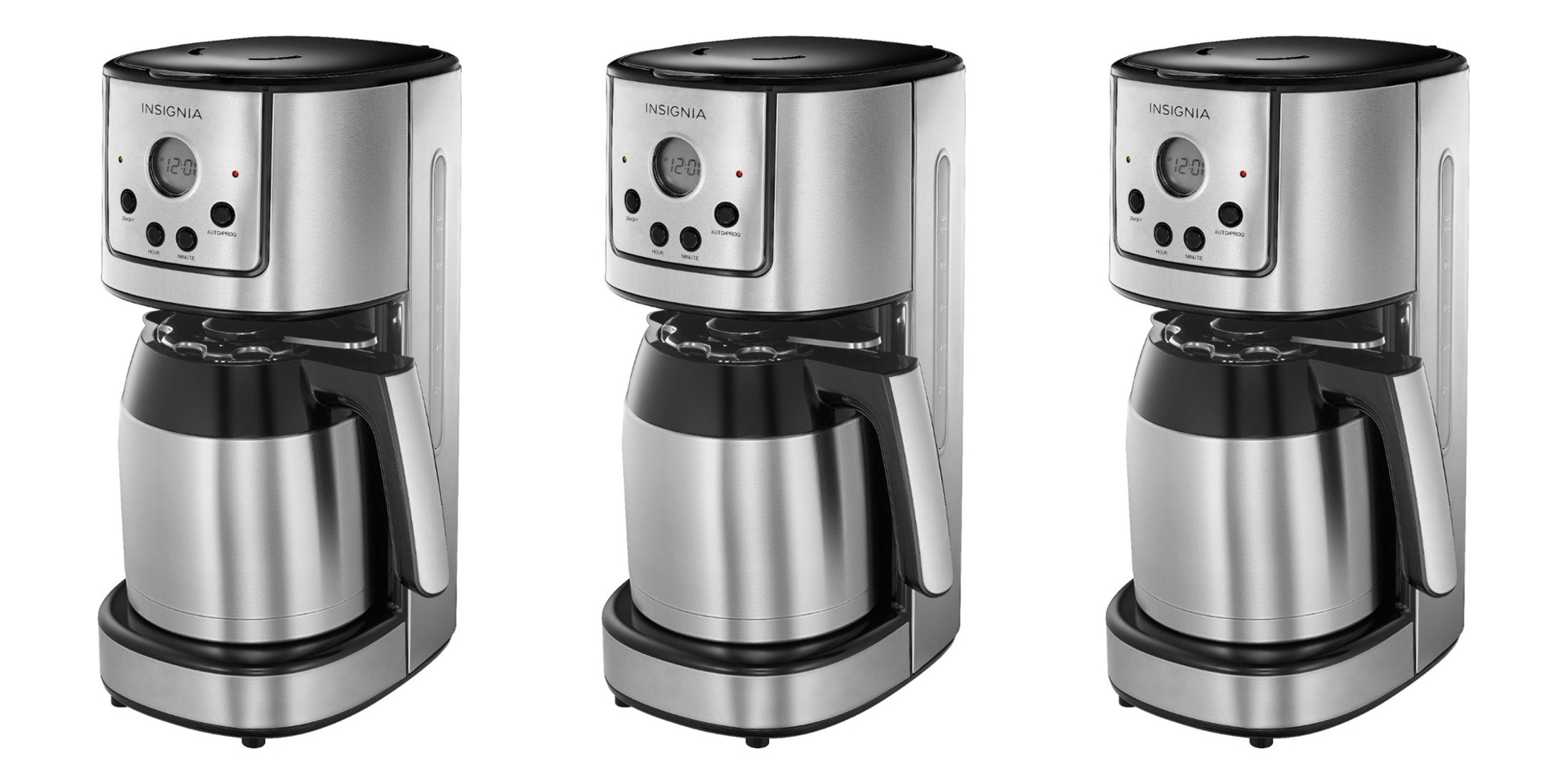 This 10cup steel coffee maker drops to 30 for today only (Reg. up to 80)