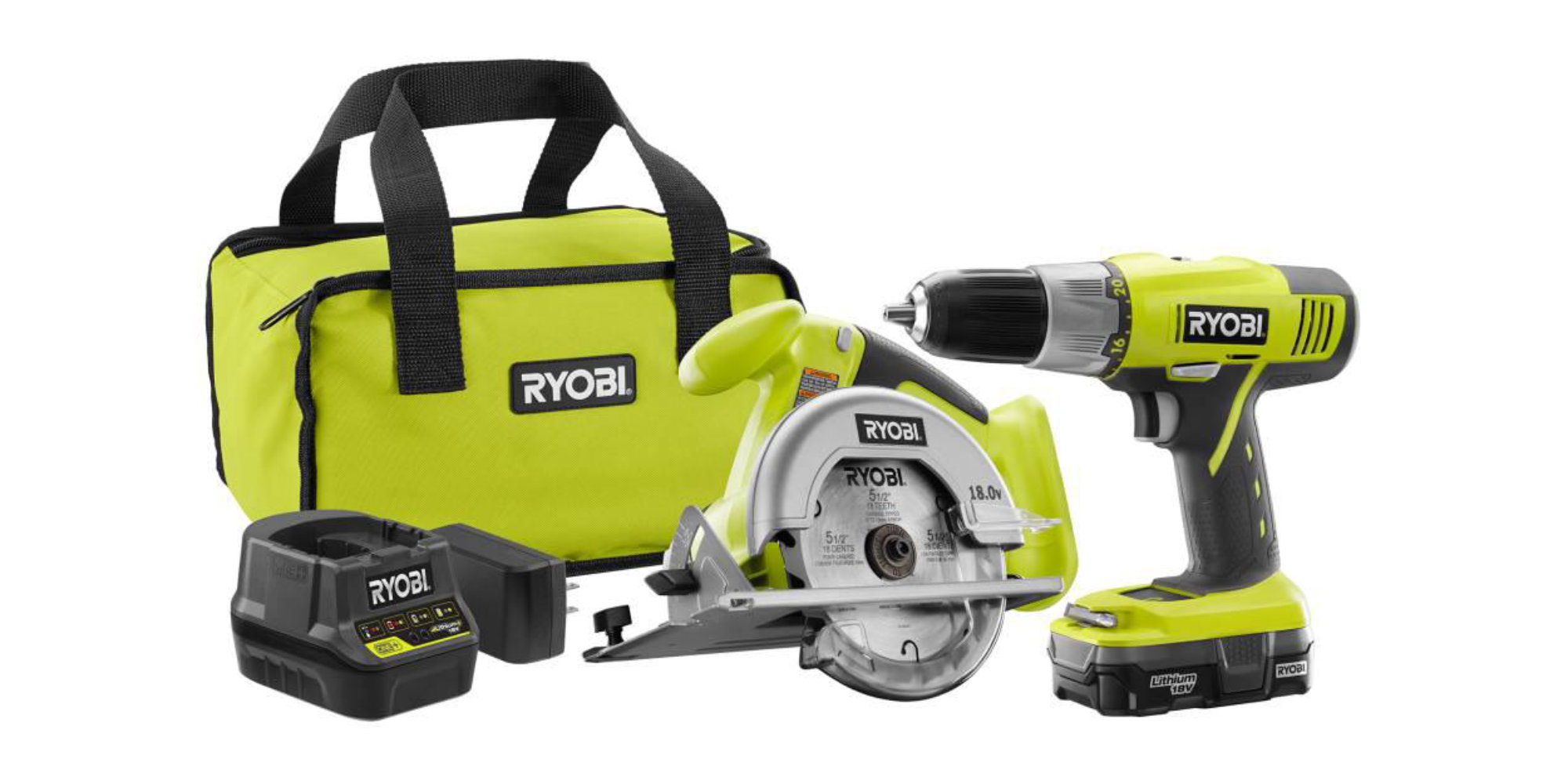 This Ryobi Combo Kit delivers a saw and drill for $79 shipped (Reg. $99