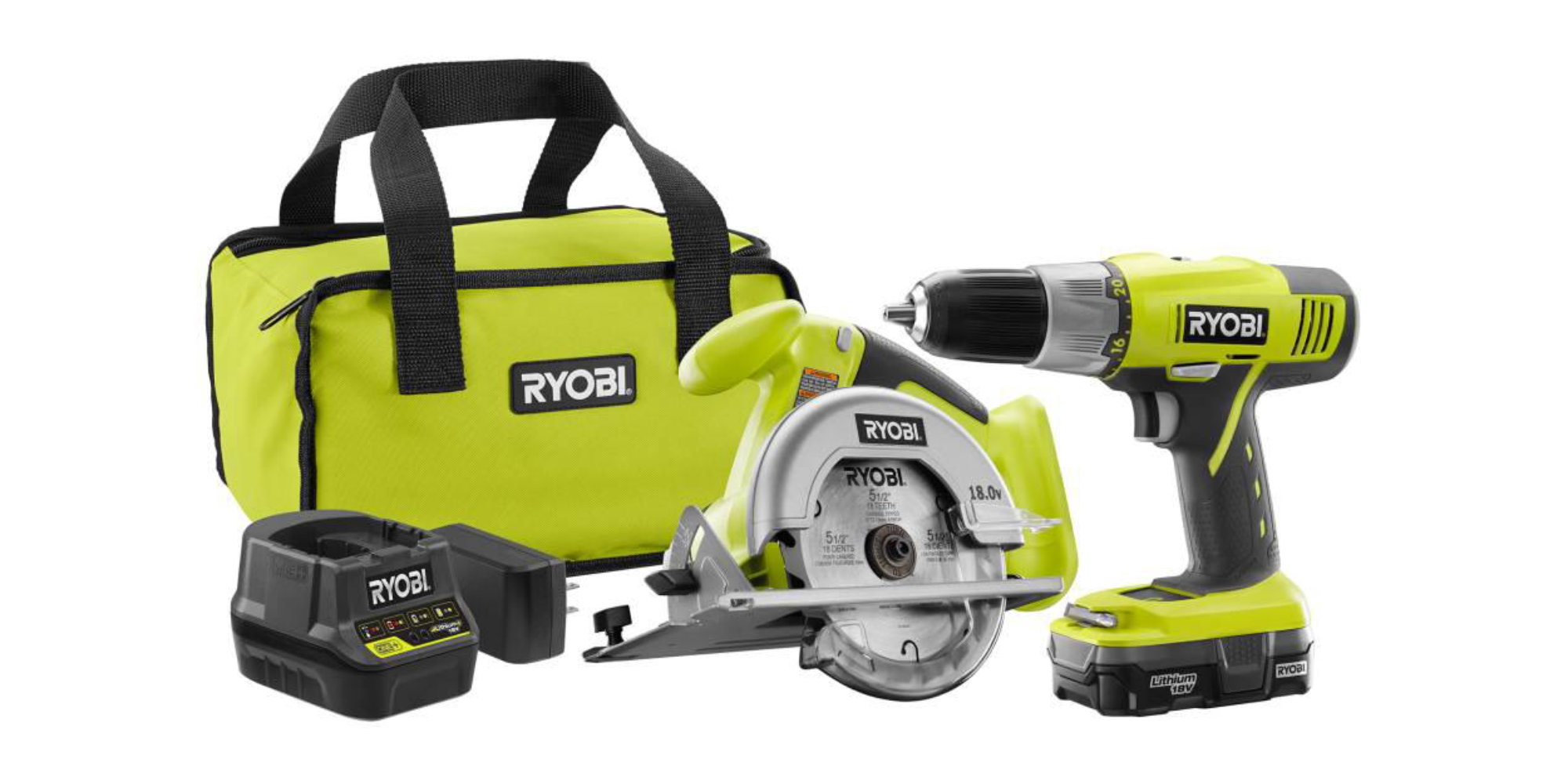 This Ryobi Combo Kit Delivers A Saw And Drill For 79 Shipped Reg 99