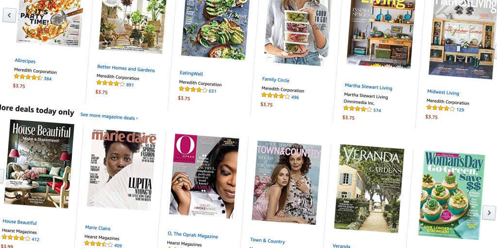 Load your favorite magazines on Kindle starting from $4/yr. in today's ...