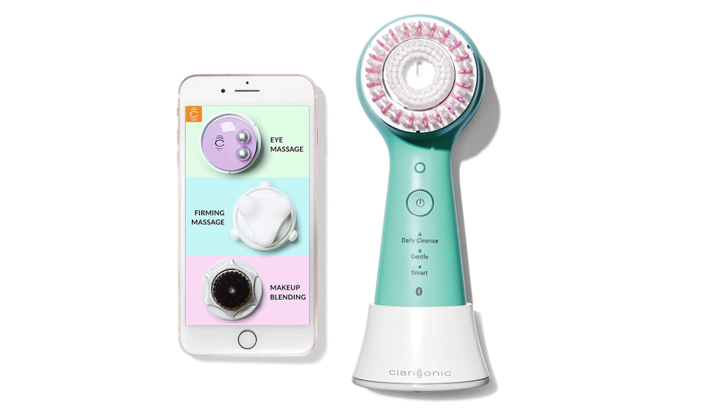 Use the Clarisonic Mia Smart Brush to help apply makeup or wash it all