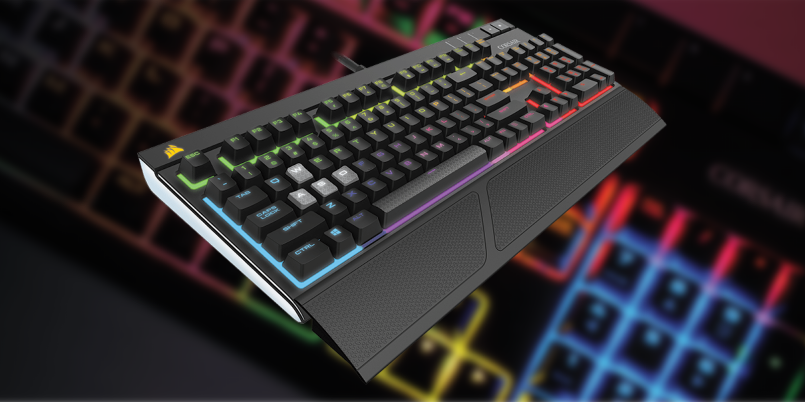 CORSAIR Strafe MX Silent Gaming Keyboard has per-key RGB lighting, more