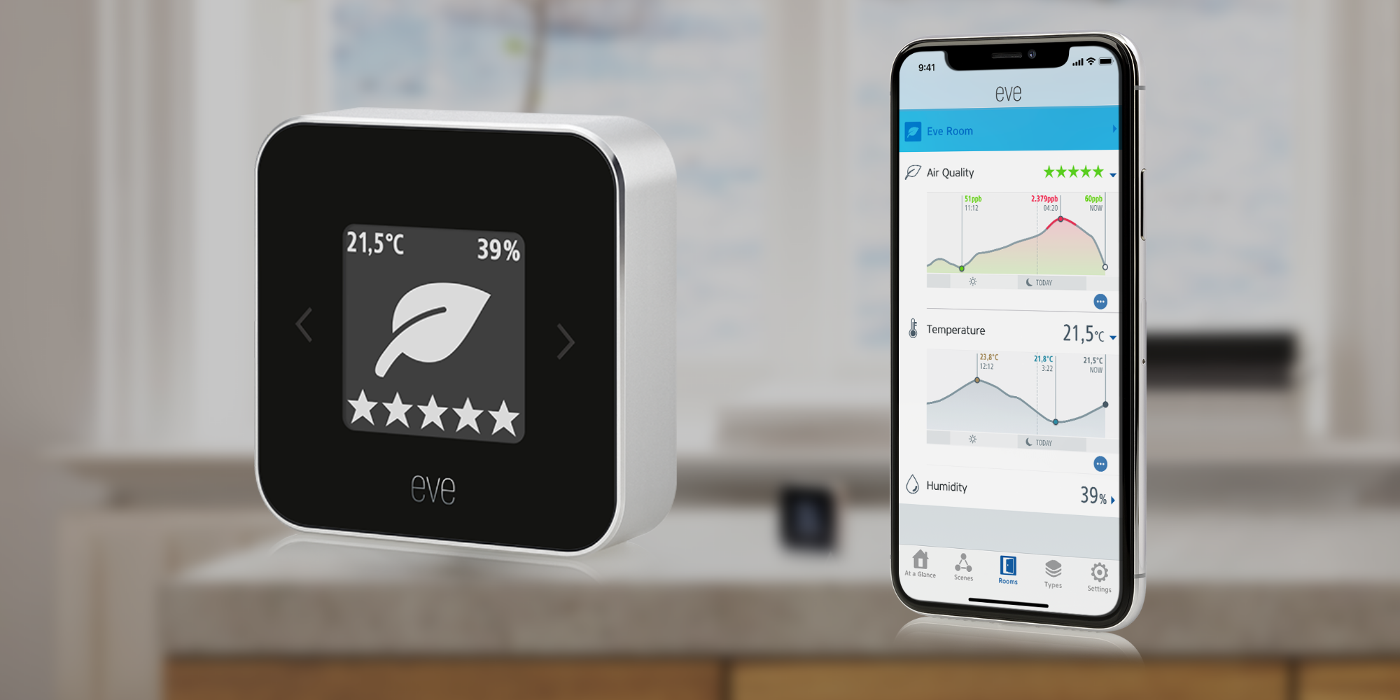 Eve Room brings air quality monitoring and more to HomeKit at an alltime low 80 (Save 20)