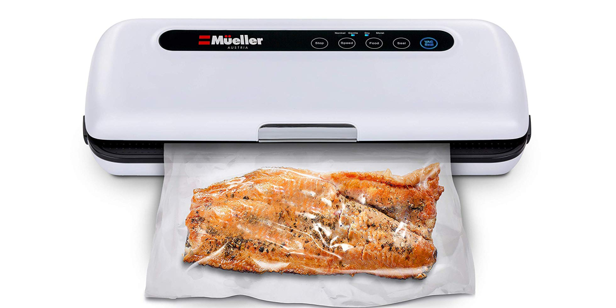 Keep food fresher for longer with the Mueller Vacuum Sealer at 40